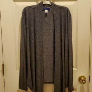 Simply Styled Grey Draped Cardigan